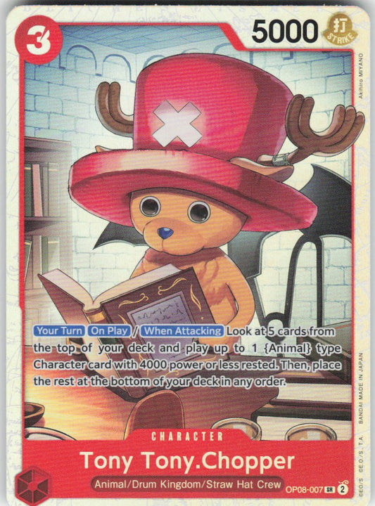 Tony Tony.Chopper (007) SR Two Legends OP08-007 NM