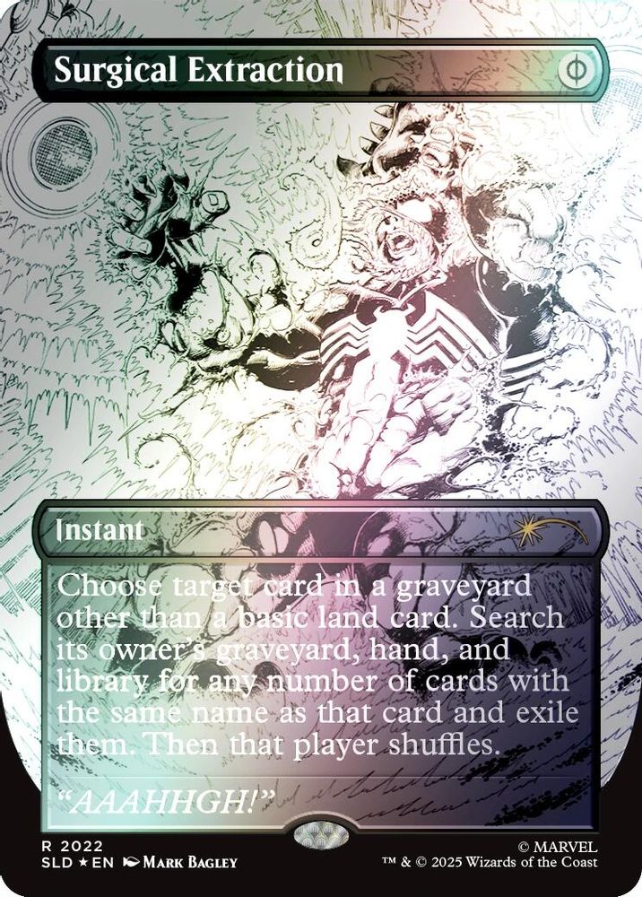 Surgical Extraction (2022) (Rainbow Foil) 2022 Secret Lair Drop Series Holo NM/M