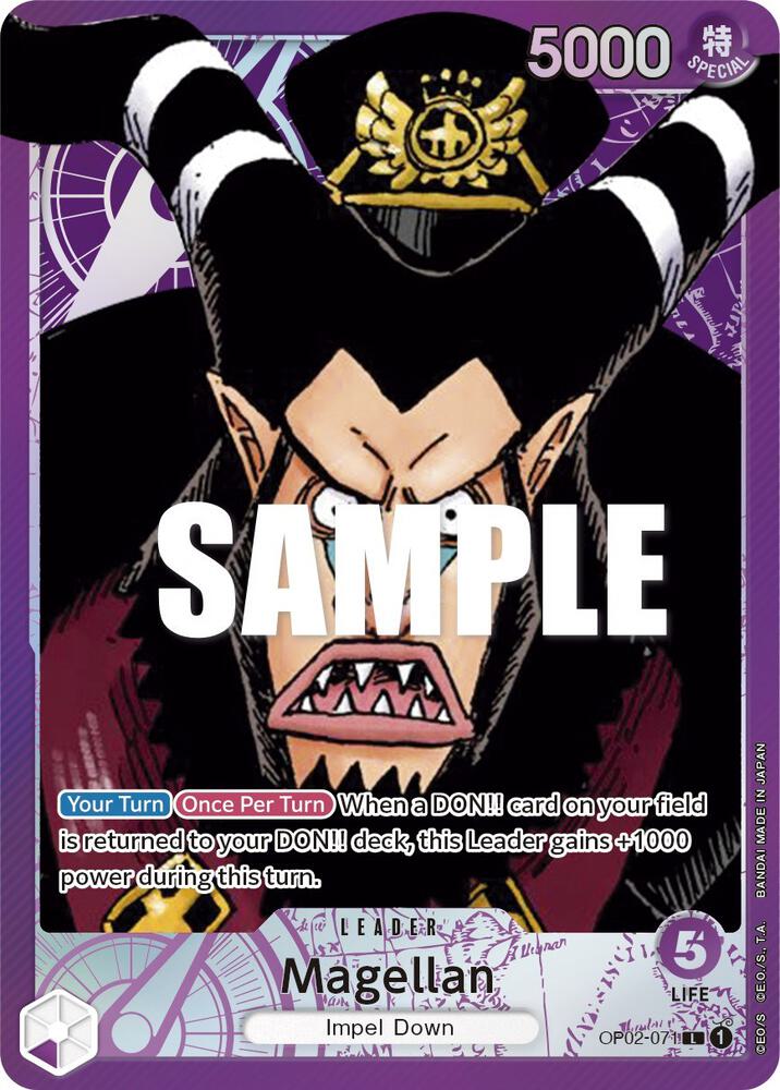 Magellan (071) (Alternate Art) OP02-071 Leader Paramount War NM/M