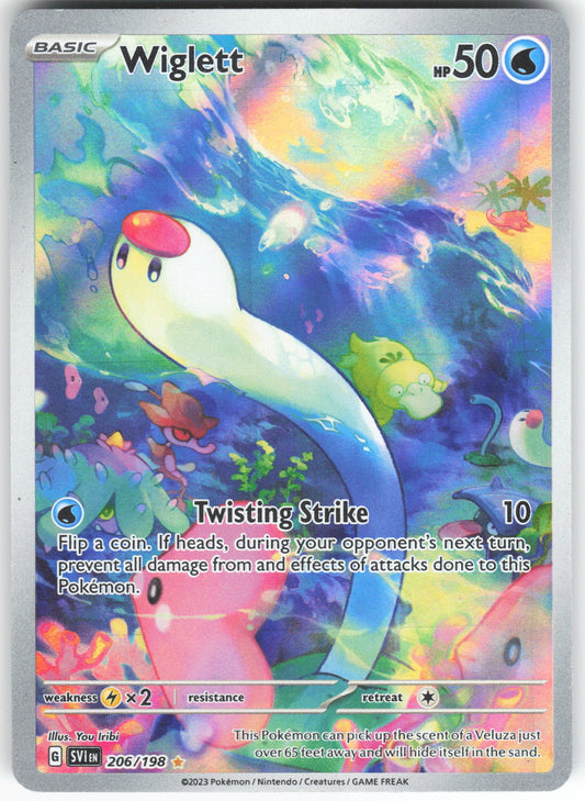 Wiglett - Illustration Rare SV01: Scarlet & Violet Base Set 206/198 NM