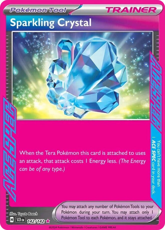 Sparkling Crystal 142/142 ACE SPEC Rare Stellar Crown NM/M