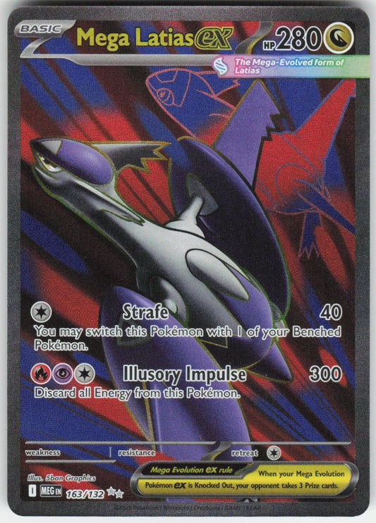 Mega Latias ex - Ultra Rare ME01: Mega Evolution 163/132 NM