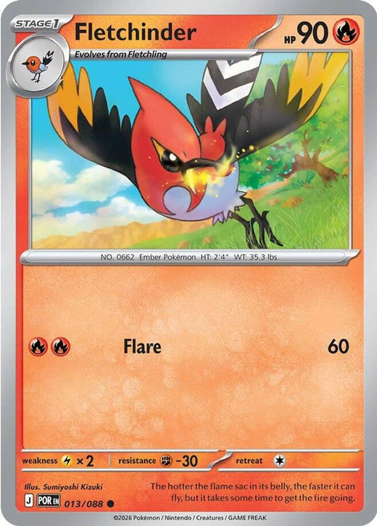 Fletchinder 013/088 Common Reverse Holo Perfect Order NM/M
