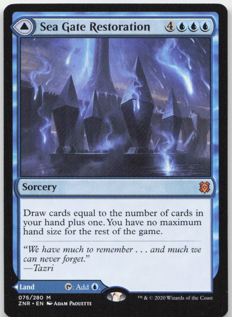 Sea Gate Restoration M Zendikar Rising 76 NM