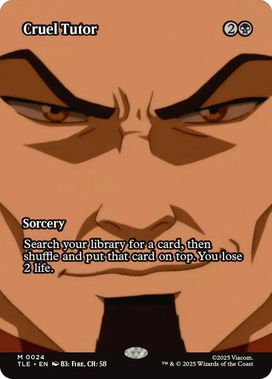 Cruel Tutor (Borderless) 24 Avatar: The Last Airbender: Eternal-Legal NM/M