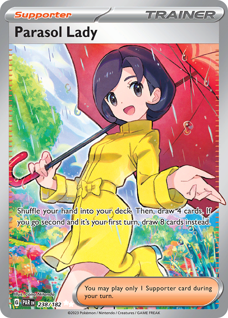 Parasol Lady 238/182 Ultra Rare Paradox Rift NM/M