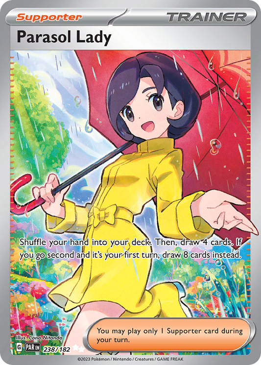 Parasol Lady 238/182 Ultra Rare Paradox Rift NM/M