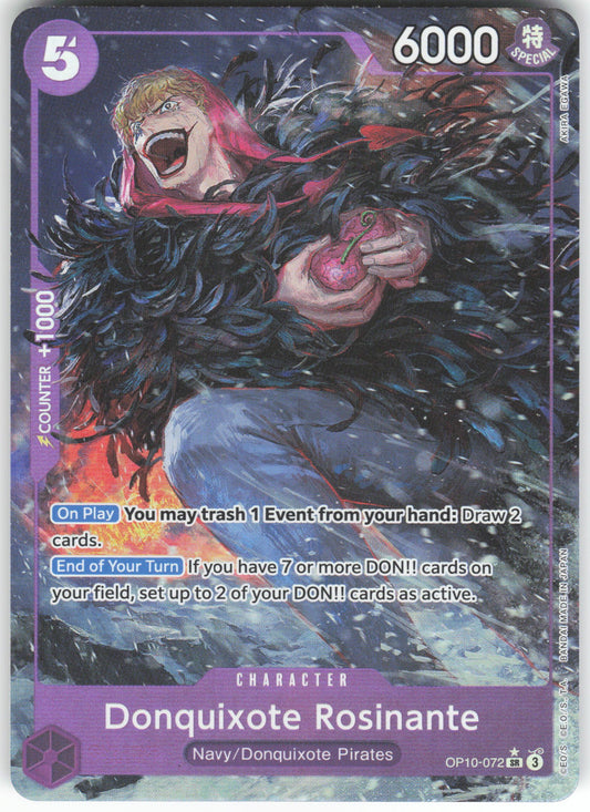 Donquixote Rosinante (Parallel) SR Royal Blood OP10-072 NM