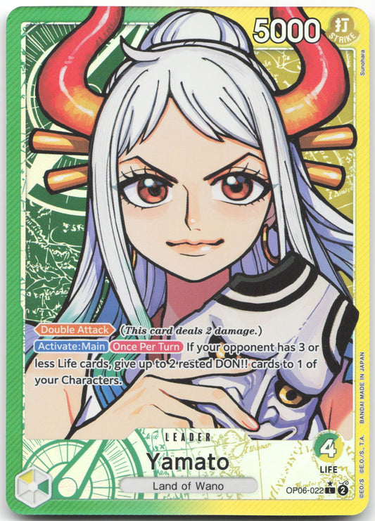 Yamato (Alternate Art) L Wings of the Captain OP06-022 NM