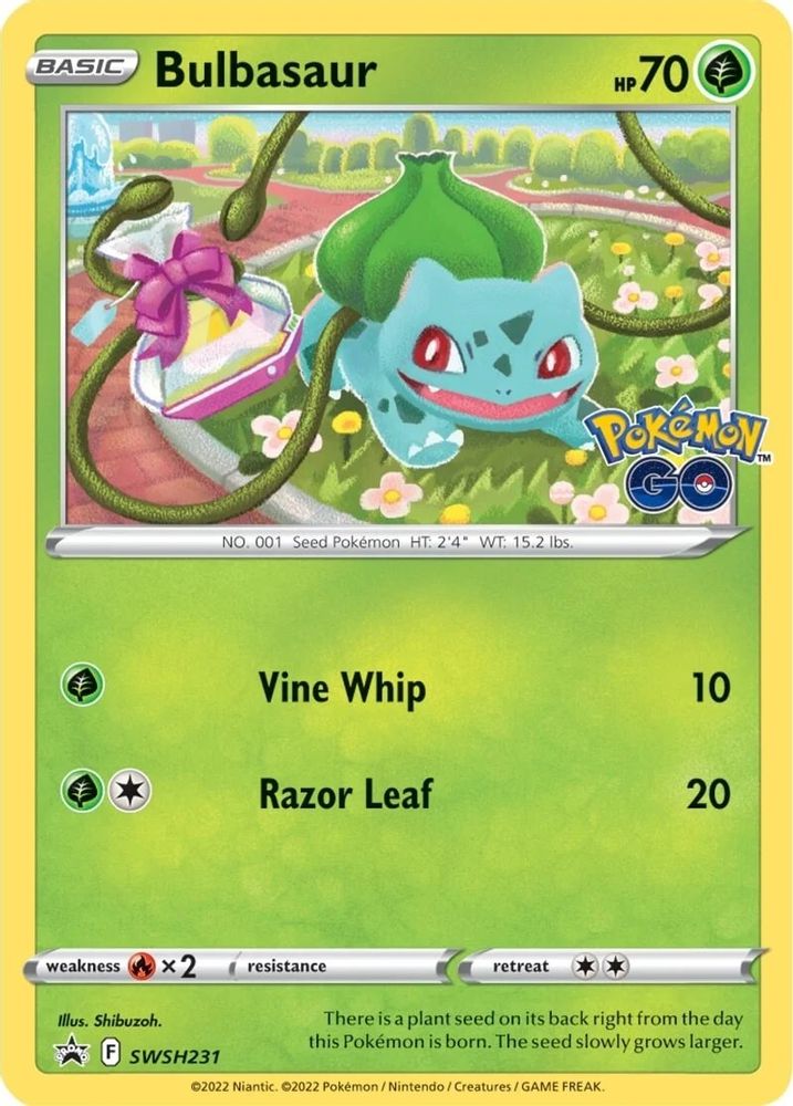 Bulbasaur SWSH231 Promo Sword & Shield Promo Holo NM/M