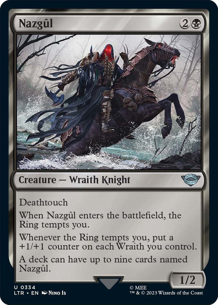 Nazgul (0334) 334 Foil Universes Beyond: The Lord of the Rings: Tales of Middle-earth NM/M