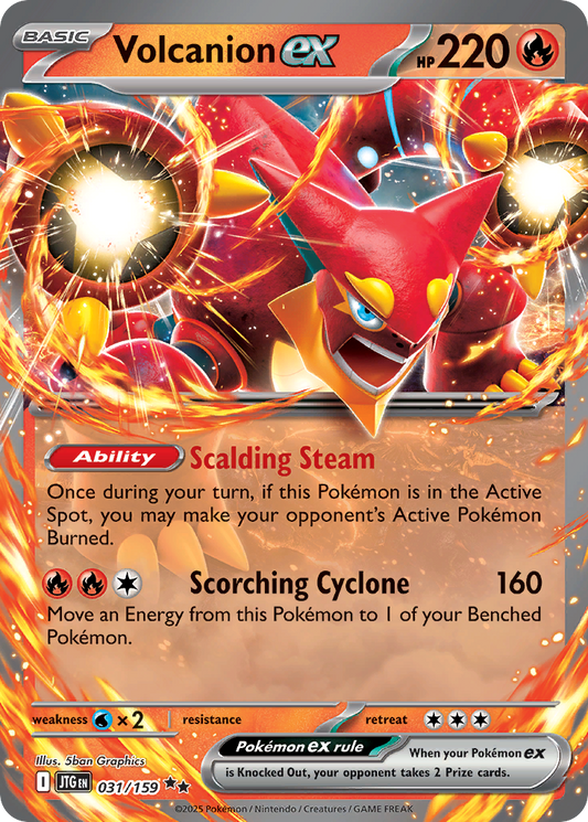 Volcanion ex 031/159 Double Rare Journey Together NM/M