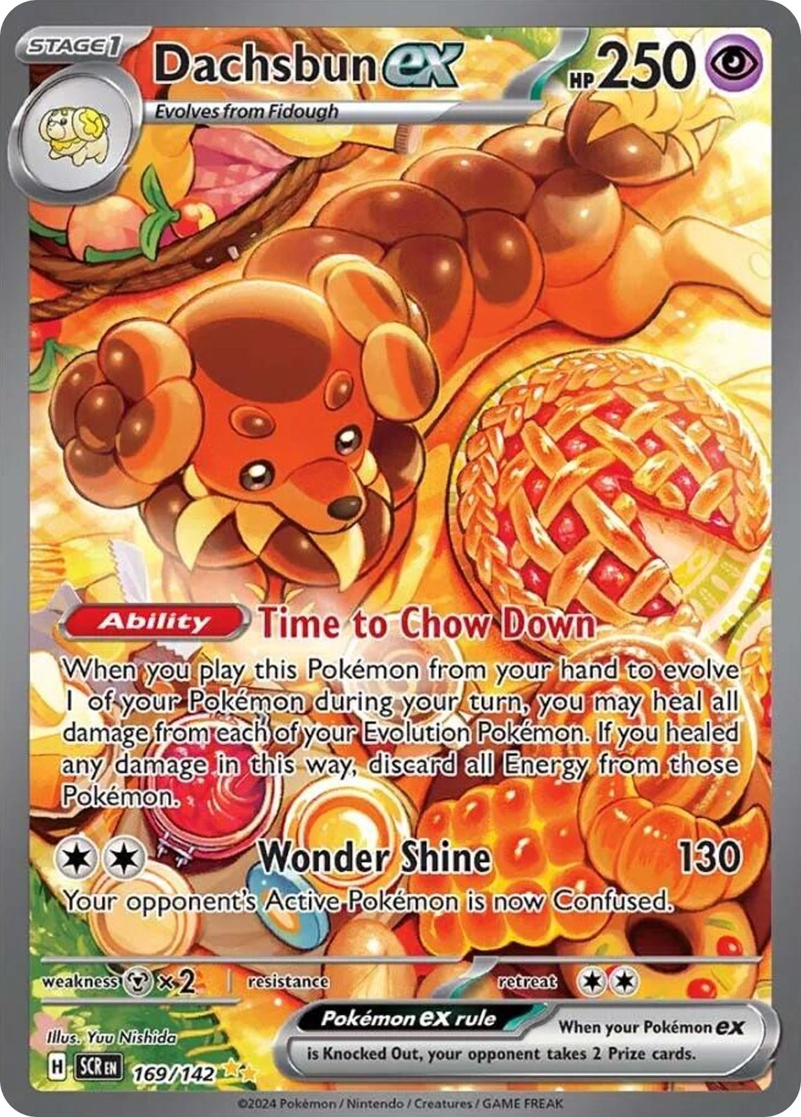 Dachsbun ex 169/142 Special Illustration Rare Stellar Crown NM/M