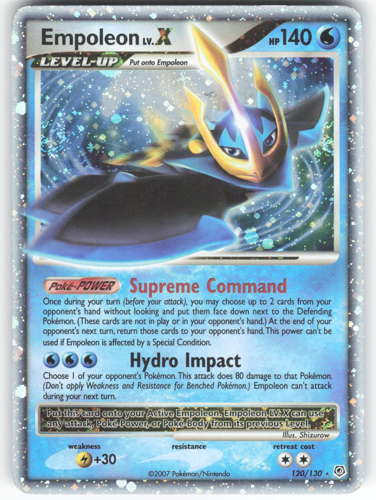 Empoleon LV.X 120/130 LV.X Diamond & Pearl Holo MP