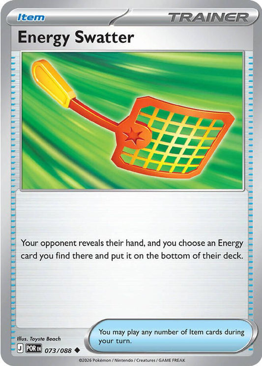 Energy Swatter 073/088 Uncommon Reverse Holo Perfect Order NM/M