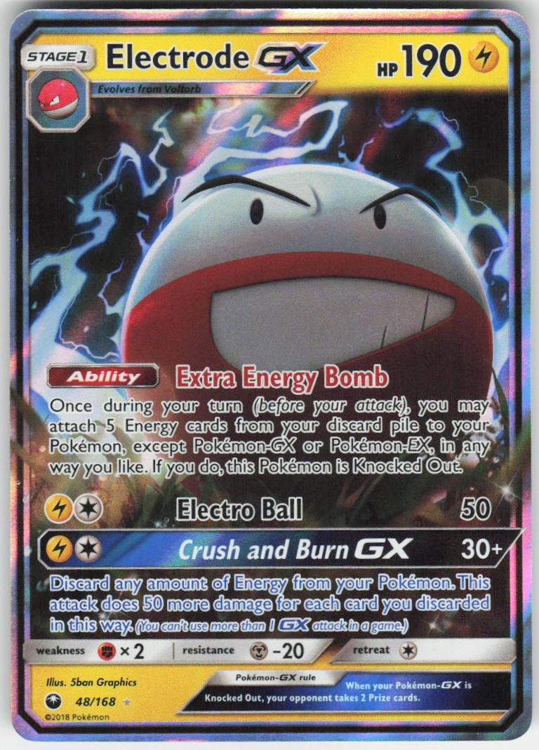 Electrode GX Ultra Rare SM - Celestial Storm 48/168 NM