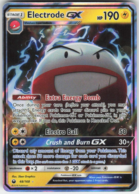 Electrode GX Ultra Rare SM - Celestial Storm 48/168 NM