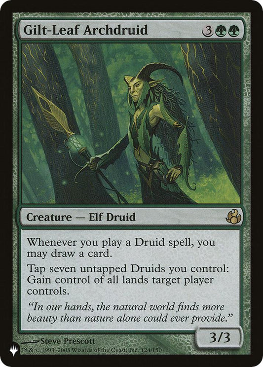 Gilt-Leaf Archdruid 124/150 Rare The List Reprints NM/M