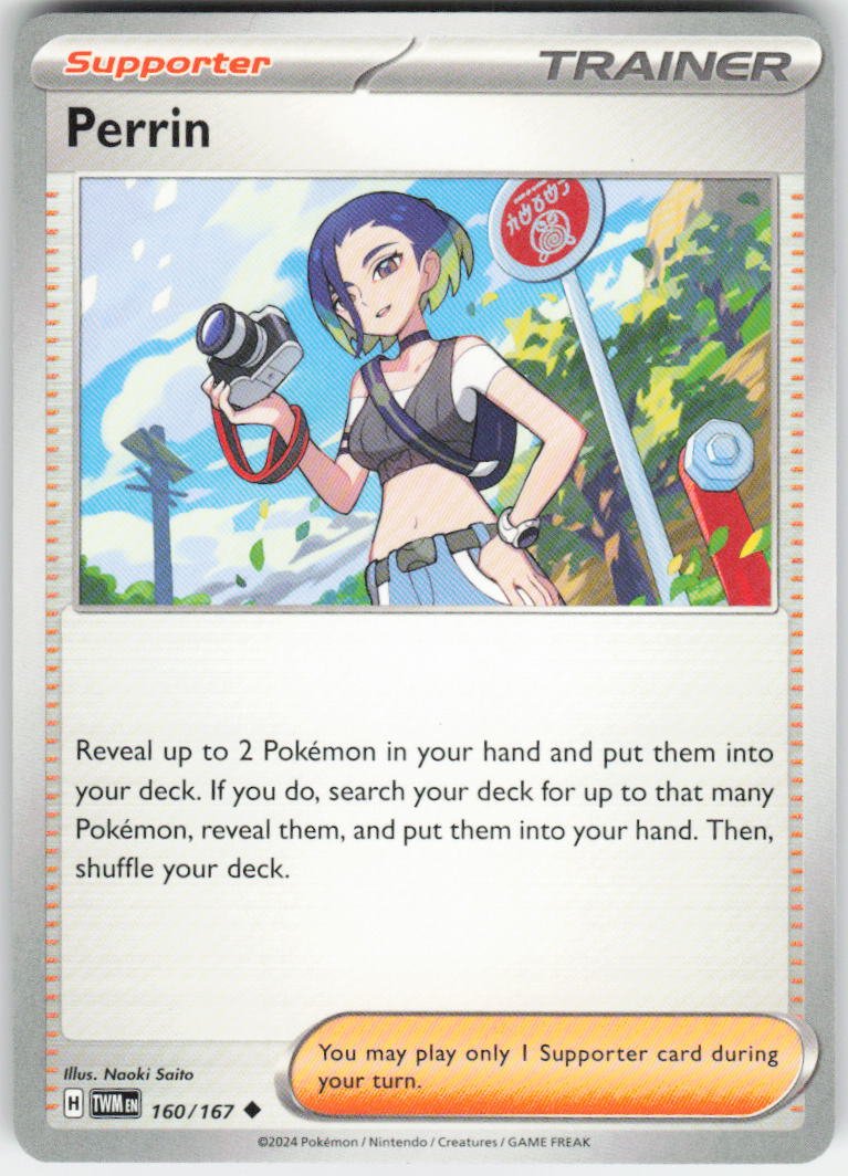 Perrin - Uncommon SV06: Twilight Masquerade 160/167 NM