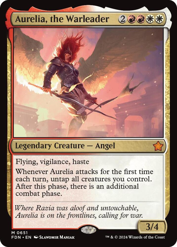 Aurelia, the Warleader 651 Mythic Foundations NM/M