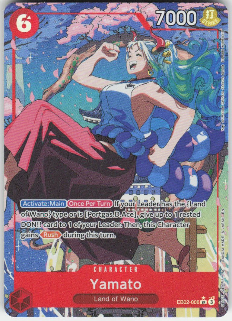 Yamato (Alternate Art) SR Extra Booster: Anime 25th Collection EB02-006 NM