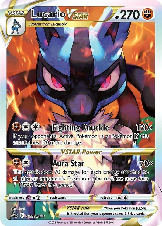 Lucario VSTAR SWSH291 Promo Sword & Shield Promo Holo NM/M