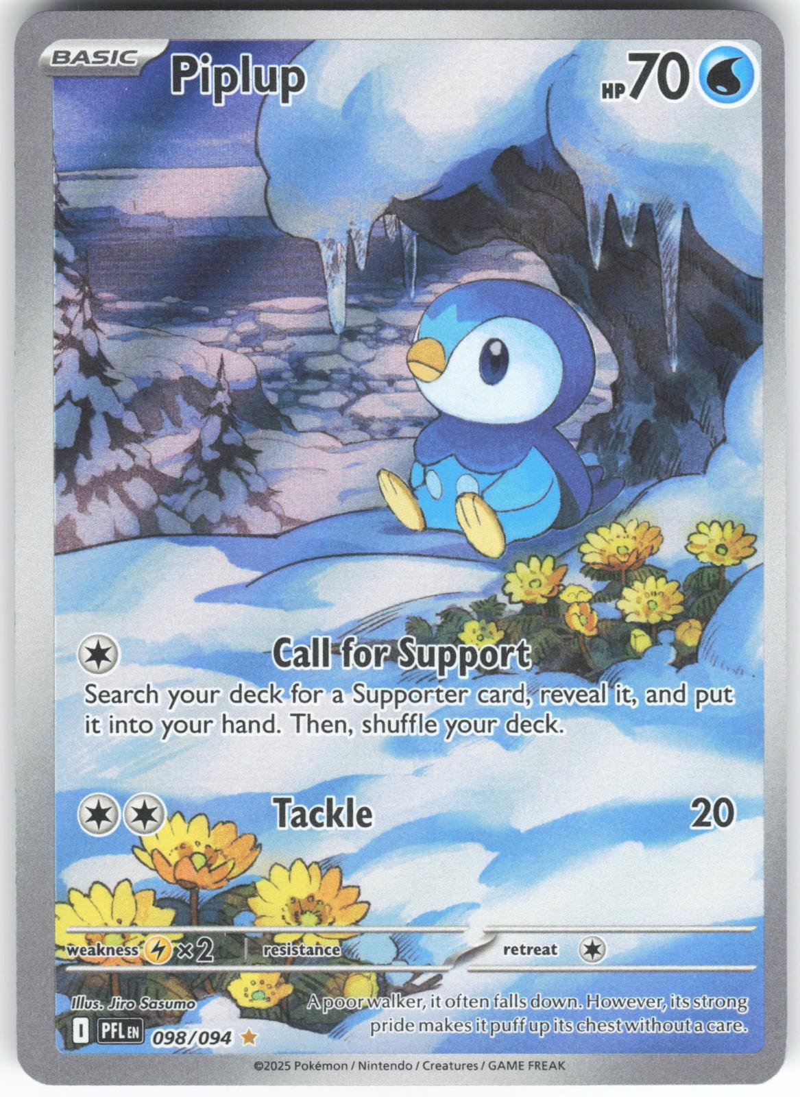 Piplup (oc) 098/094 Illustration Rare Phantasmal Flames NM/M