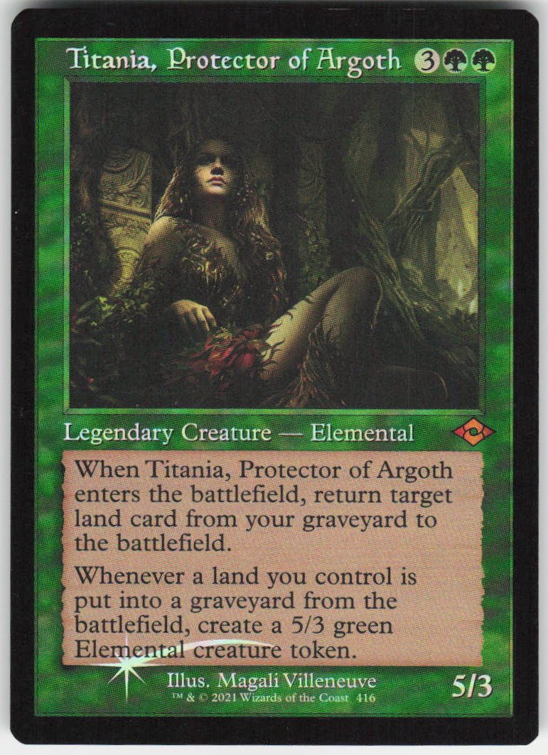 Titania, Protector of Argoth (Retro Frame) M Modern Horizons 2 416 NM