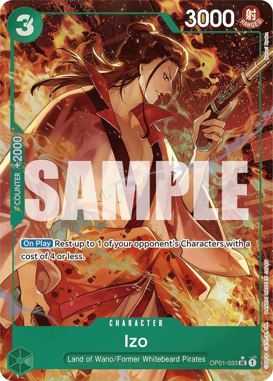 Izo (Alternate Art) OP01-033 Uncommon Premium Booster -The Best- NM/M