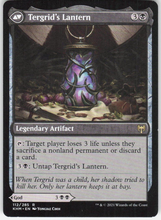 Tergrid, God of Fright R Kaldheim 112 NM (Back)