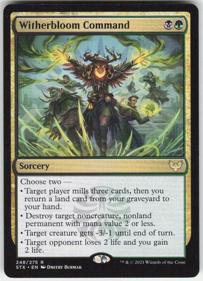 Witherbloom Command R Strixhaven: School of Mages 248 NM