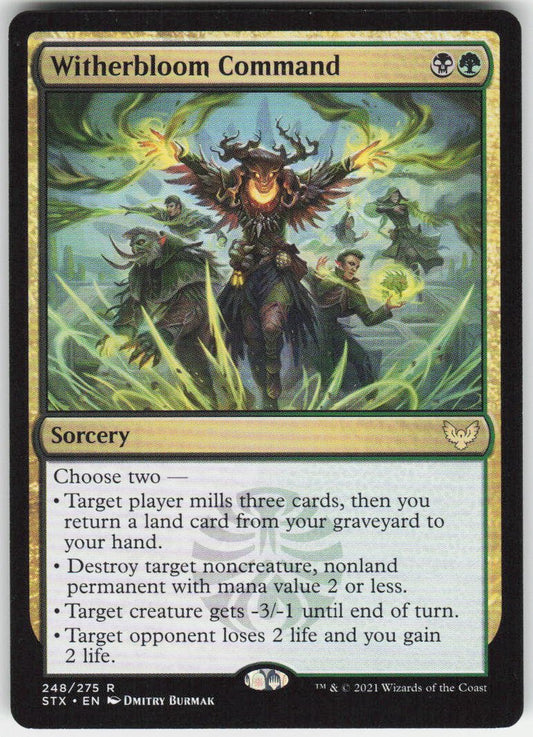 Witherbloom Command R Strixhaven: School of Mages 248 NM