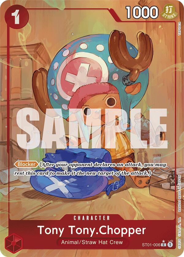 Tony Tony.Chopper (Alternate Art) ST01-006 Foil Premium Booster -The Best- NM/M