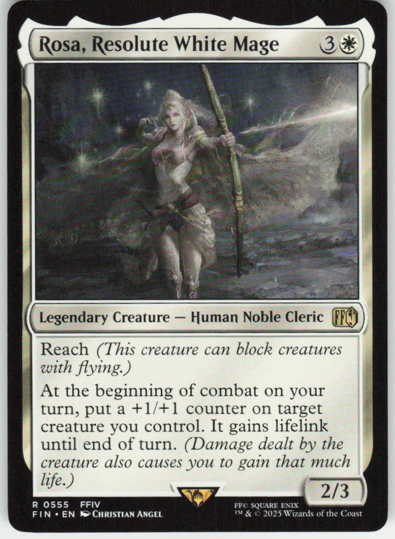 Rosa, Resolute White Mage R FINAL FANTASY 555 NM