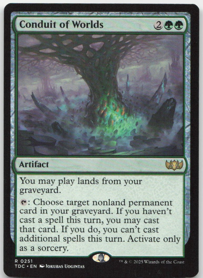 Conduit of Worlds R Commander: Tarkir: Dragonstorm 251 NM