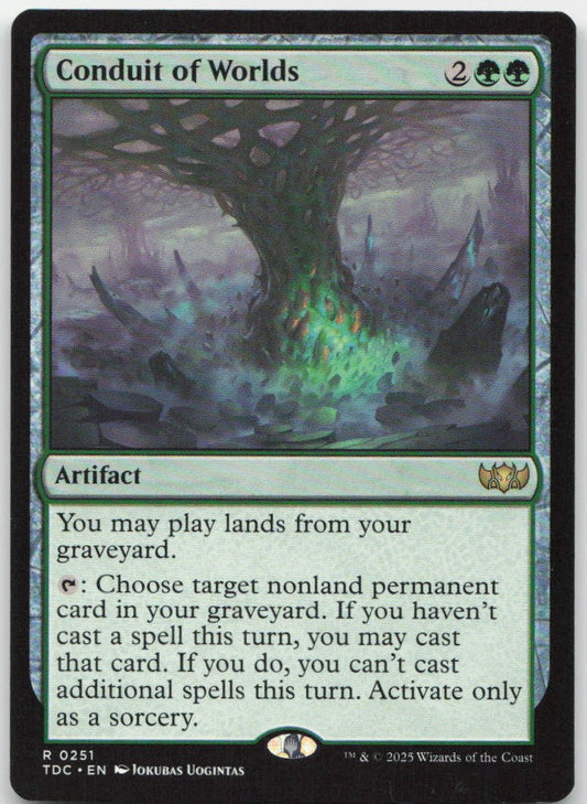 Conduit of Worlds R Commander: Tarkir: Dragonstorm 251 NM