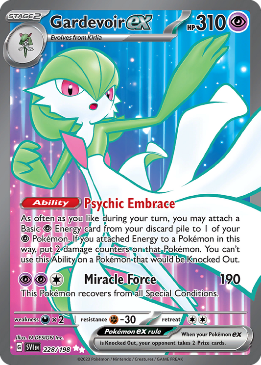 Gardevoir ex 228/198 Ultra Rare Scarlet & Violet NM/M