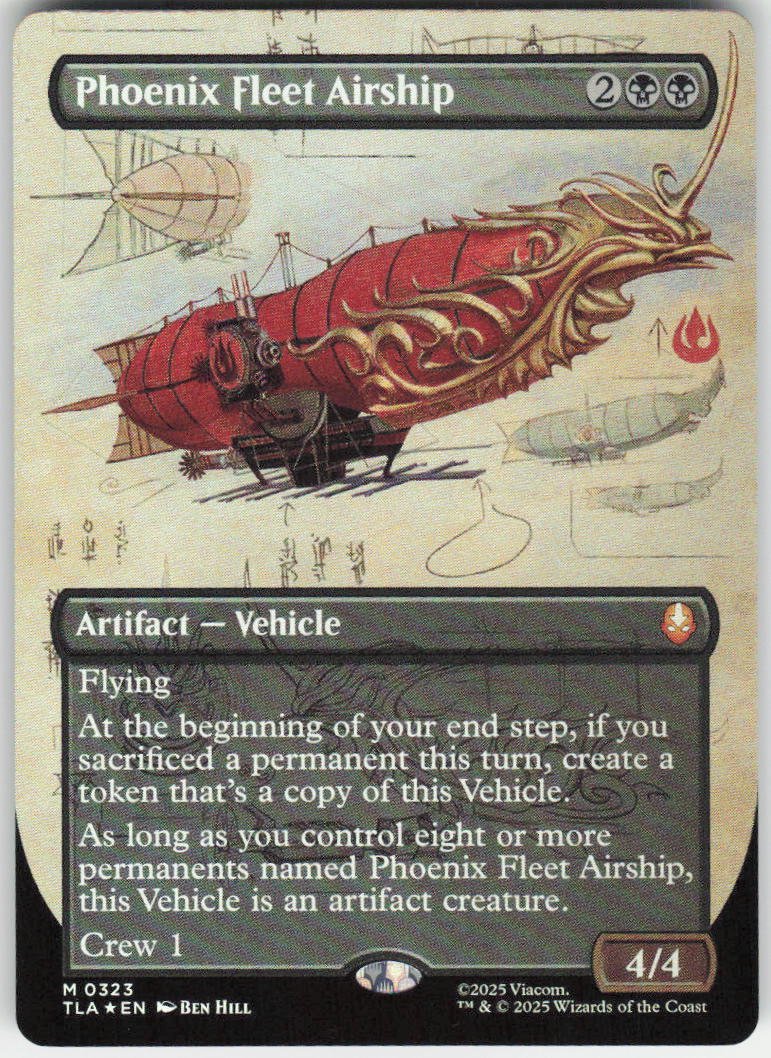 Phoenix Fleet Airship (Borderless Foil) M Avatar: The Last Airbender 323 NM