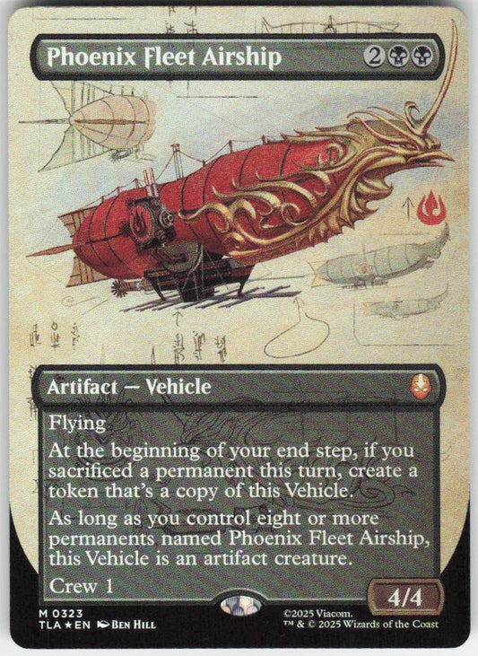 Phoenix Fleet Airship (Borderless Foil) M Avatar: The Last Airbender 323 NM