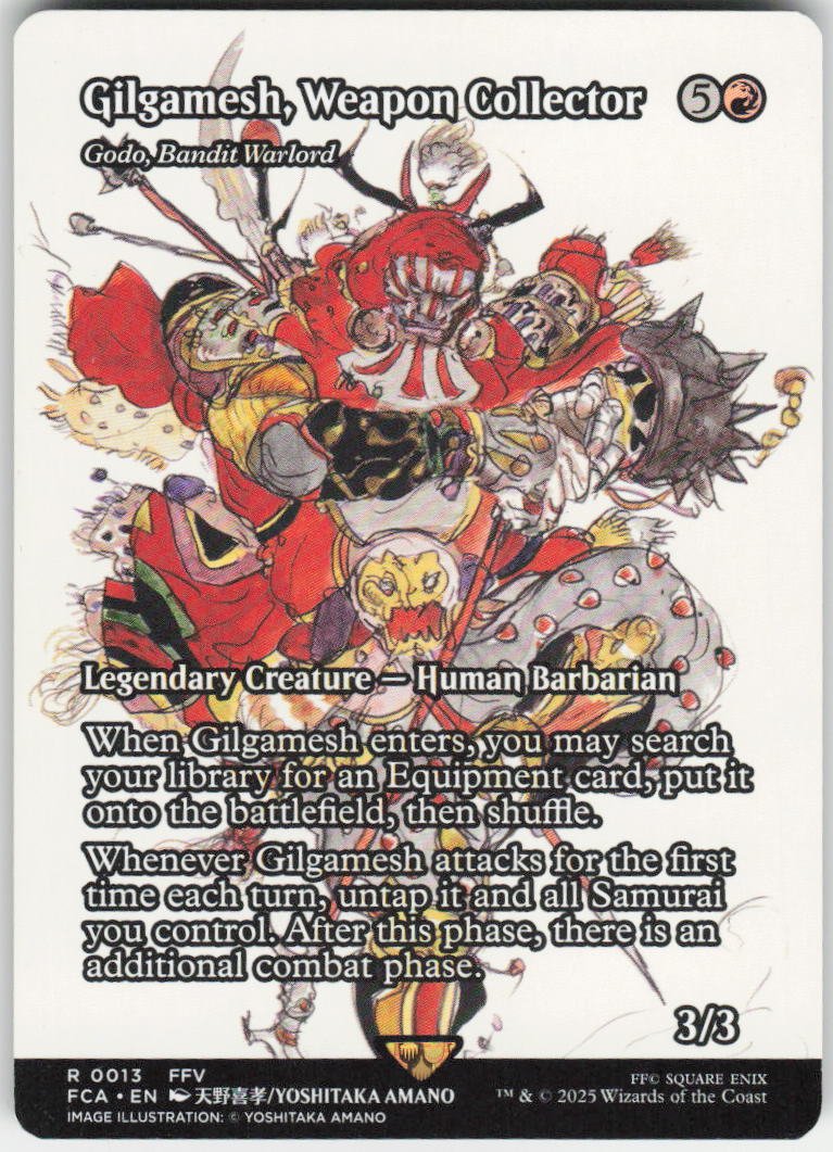 Gilgamesh, Weapon Collector - Godo, Bandit Warlord (Showcase) R FINAL FANTASY: Through the Ages 13 NM