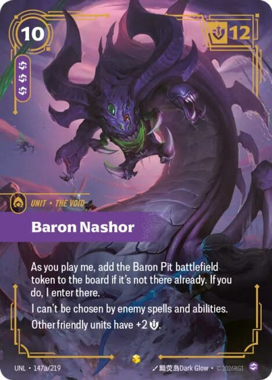 Baron Nashor (Alternate Art) 147A/219 Showcase Unleashed NM/M