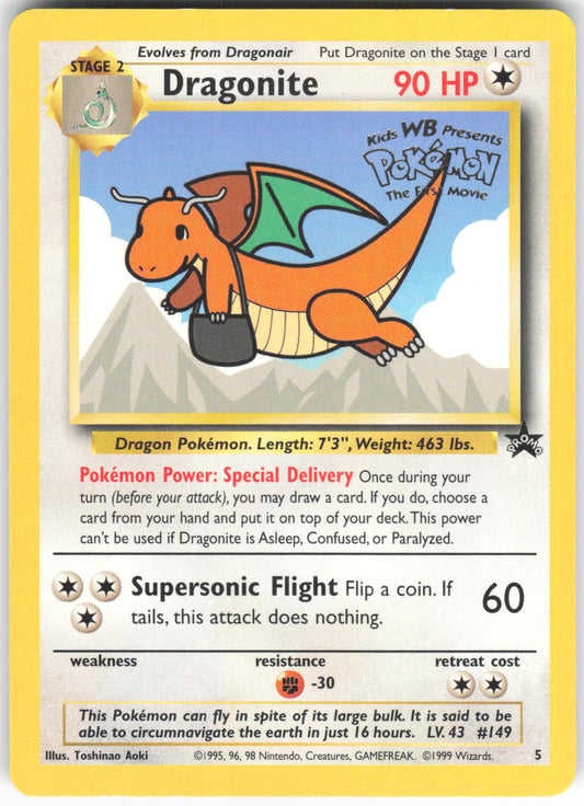 Dragonite 5 Promo Wizards Black Star Promos LP