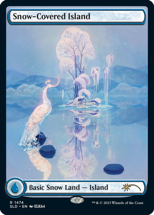 Snow-Covered Island (1474) 1474 Rare Secret Lair Drop Series NM/M
