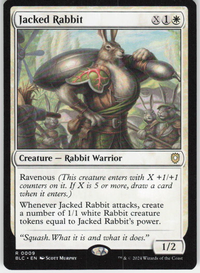 Jacked Rabbit R Commander: Bloomburrow 9 NM