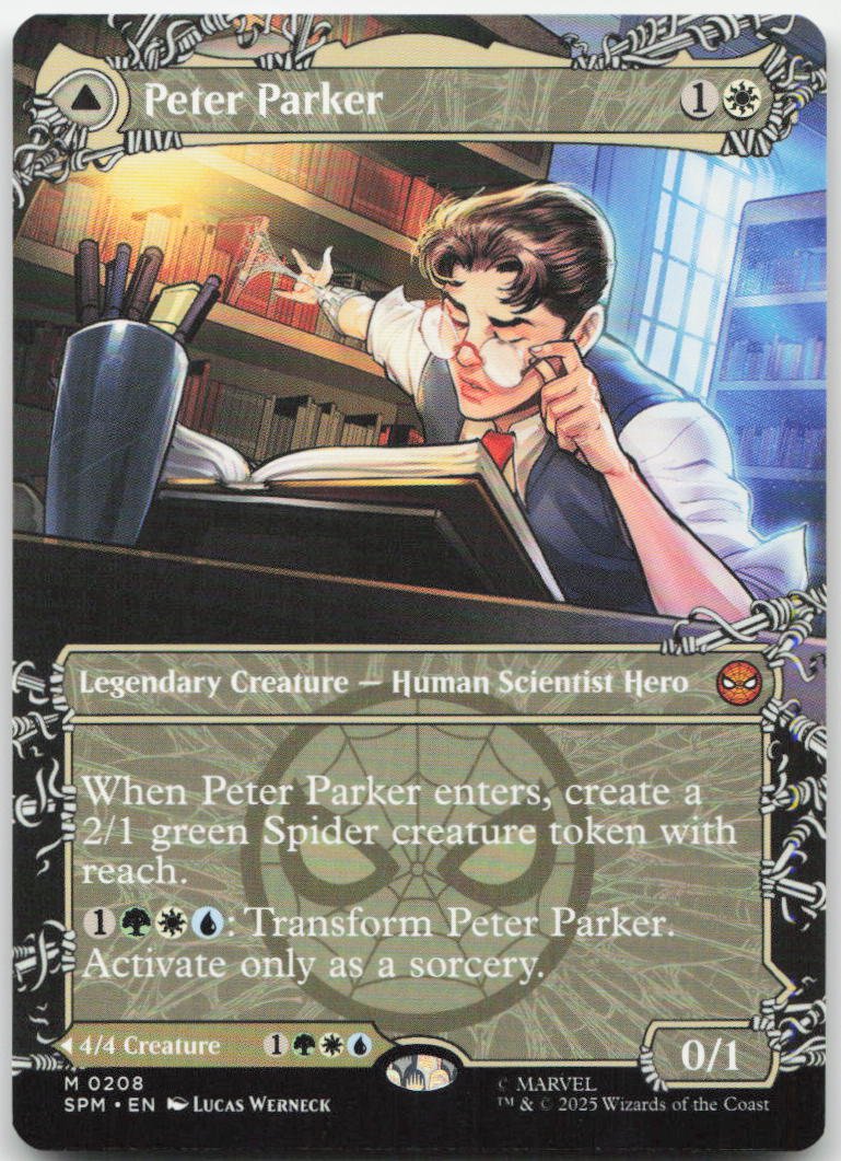 Peter Parker (0208) (Borderless) M Marvel's Spider-Man 208 NM