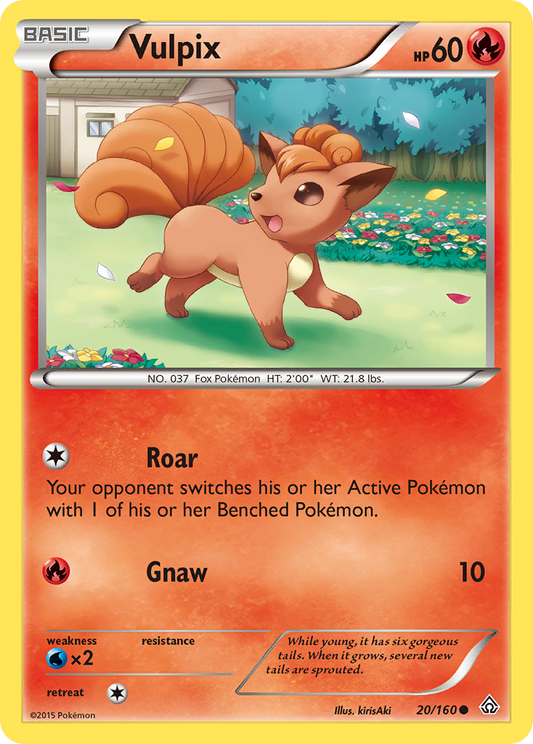 Vulpix 20/160 Common Primal Clash NM/M