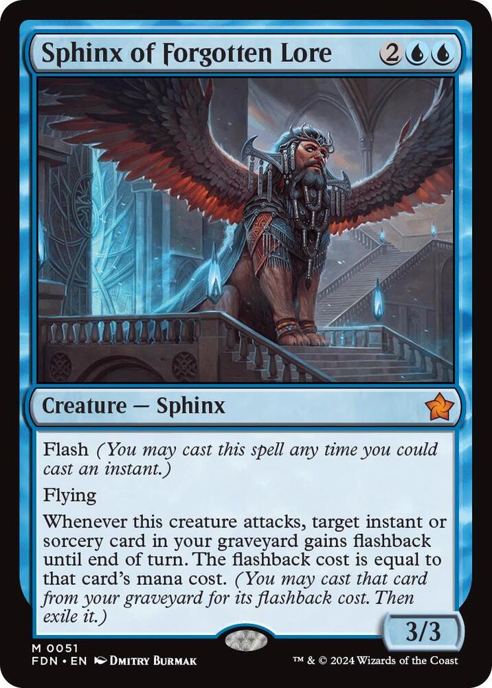 Sphinx of Forgotten Lore 51 Mythic Foundations NM/M