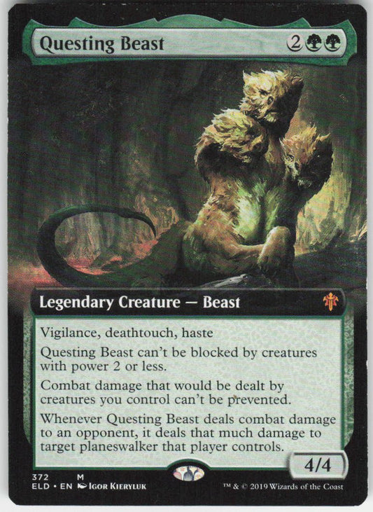 Questing Beast (Extended Art) M Throne of Eldraine 372 NM