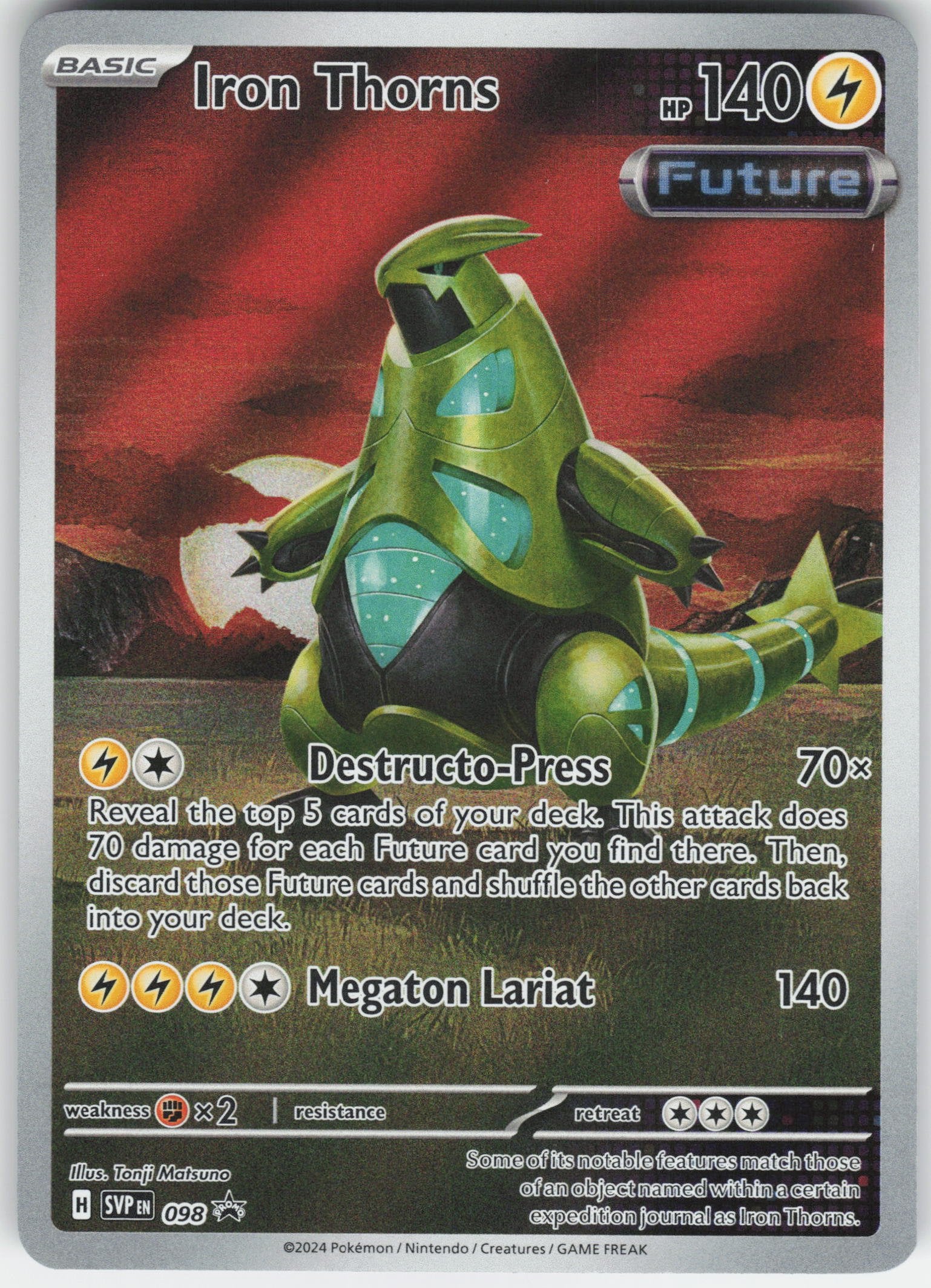 Iron Thorns Promo SV: Scarlet & Violet Promo Cards 098 NM