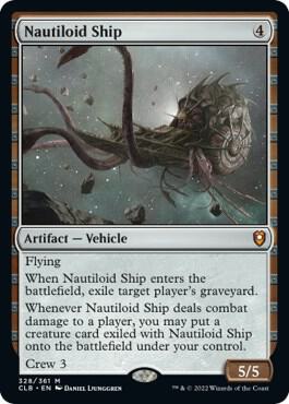 Nautiloid Ship 328 Mythic Commander Legends: Battle for Baldur's Gate NM/M